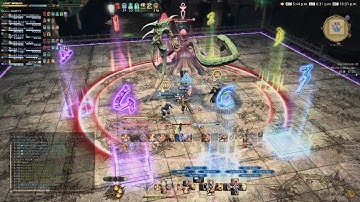 FFXIV - P6S - Dark Dome AOE Bait Safe Square Example
