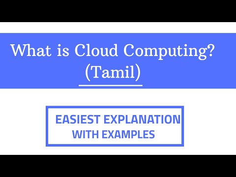 What is Cloud Computing(Tamil)? Easiest Explanation!!
