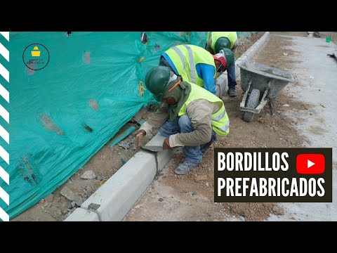 Video: Instalación de bordillos para losas