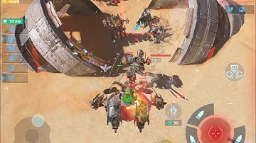 First drop with @ManniGaming ‘s jumping Fenrir build… in Dreadnought | War Robots gameplay