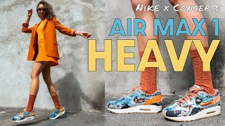 TOP 10 AIR MAX OF 2022? NIKE x CONCEPTS AIR MAX 1 HEAVY REVIEW and HOW TO STYLE