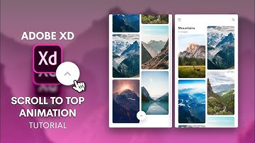 Scroll To Top Animation in Adobe XD | Design Tutorial | Design Weekly