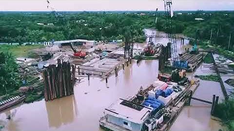 Cống ngăn mặn Bến Tre. Làm nhanh kẻo sầu riêng, chôm chôm quéo hết