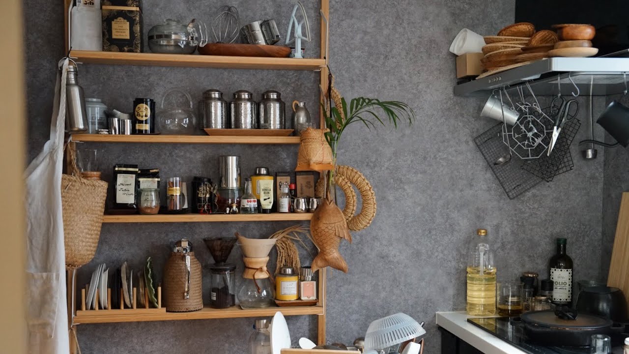 鎌倉暮らしのVlog｜キッチンの棚整理｜海で心を整える｜我が家の甘辛クッキー｜稲村ヶ崎へ｜