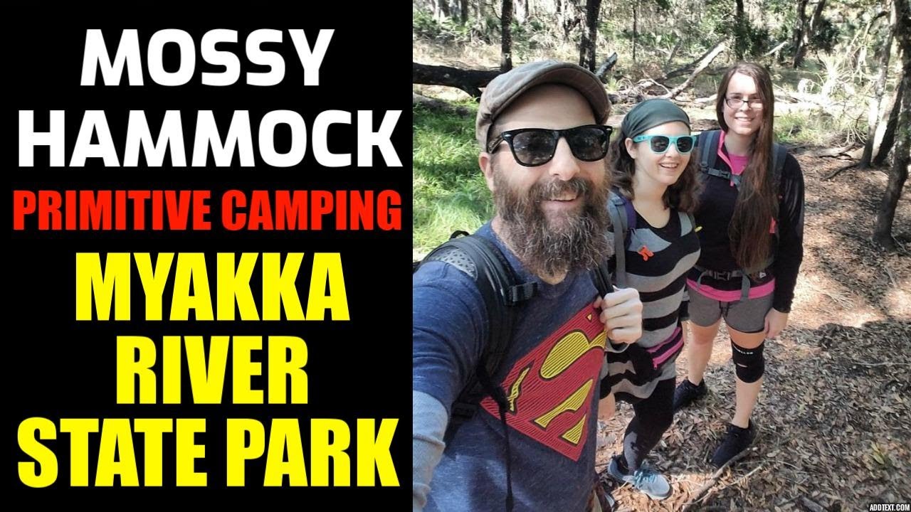 Backpacking at Myakka River State Park's Mossy Hammock - Primitive Campsite