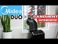 Midea duo casement window kit  how to vent a portable ac