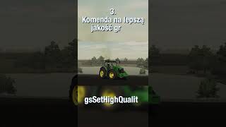 3 KOMENDY POPRAWIAJĄCE WYGLĄD w FS22! | #shorts #fs22  #farmingsimulator22  #grafika  #tips