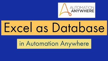 Excel as Database connection string using OLEDB or ODBC & Record count in Automation Anywhere