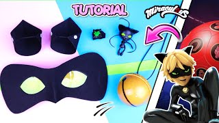 DIY Cat Noir Costume KIT Miraculous Ladybug - How to make CatNoir mask, RING and more - Isa's World