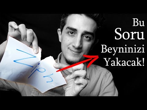 BU SORUYU KİMSE CEVAPLAYAMAZ (Zipf Sorusu)