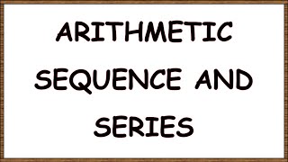 Arithmetic Sequence and Series (Grade 10) Lesson 1 - MATH HUB