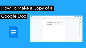 How To Make a Copy of a Google Doc