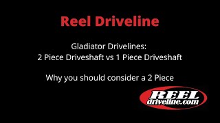 Reel Driveline  ASAP Network Automotive Data