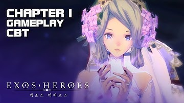 Exos Heroes - Chapter I Gameplay - Closed Beta - Android on PC - Mobile - F2P - KR