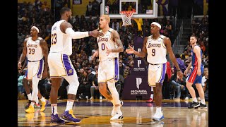 Lakers Put On Highlight Show vs. Detroit Pistons