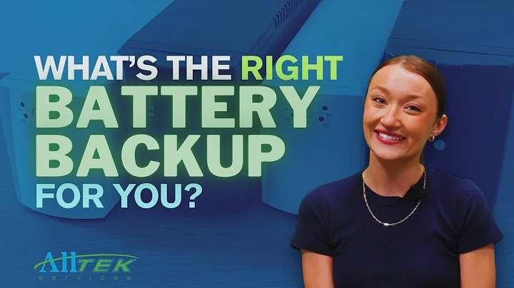 Guide to Finding the Right Battery Backup