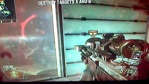 Black ops 2 quickscope across map- nuketown DSR50