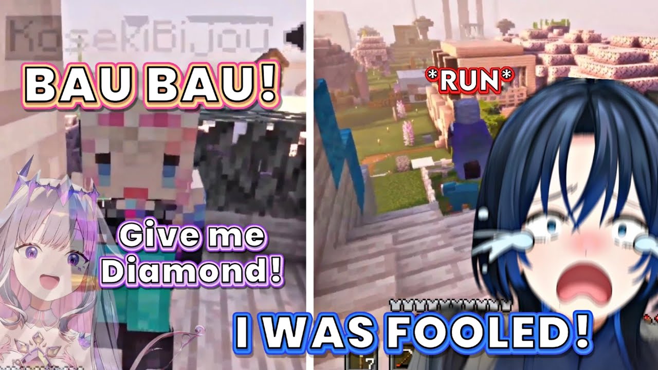 Ao Kun got fooled twice by Biboo who pretended to be Kaela and Mococo [Hololive]