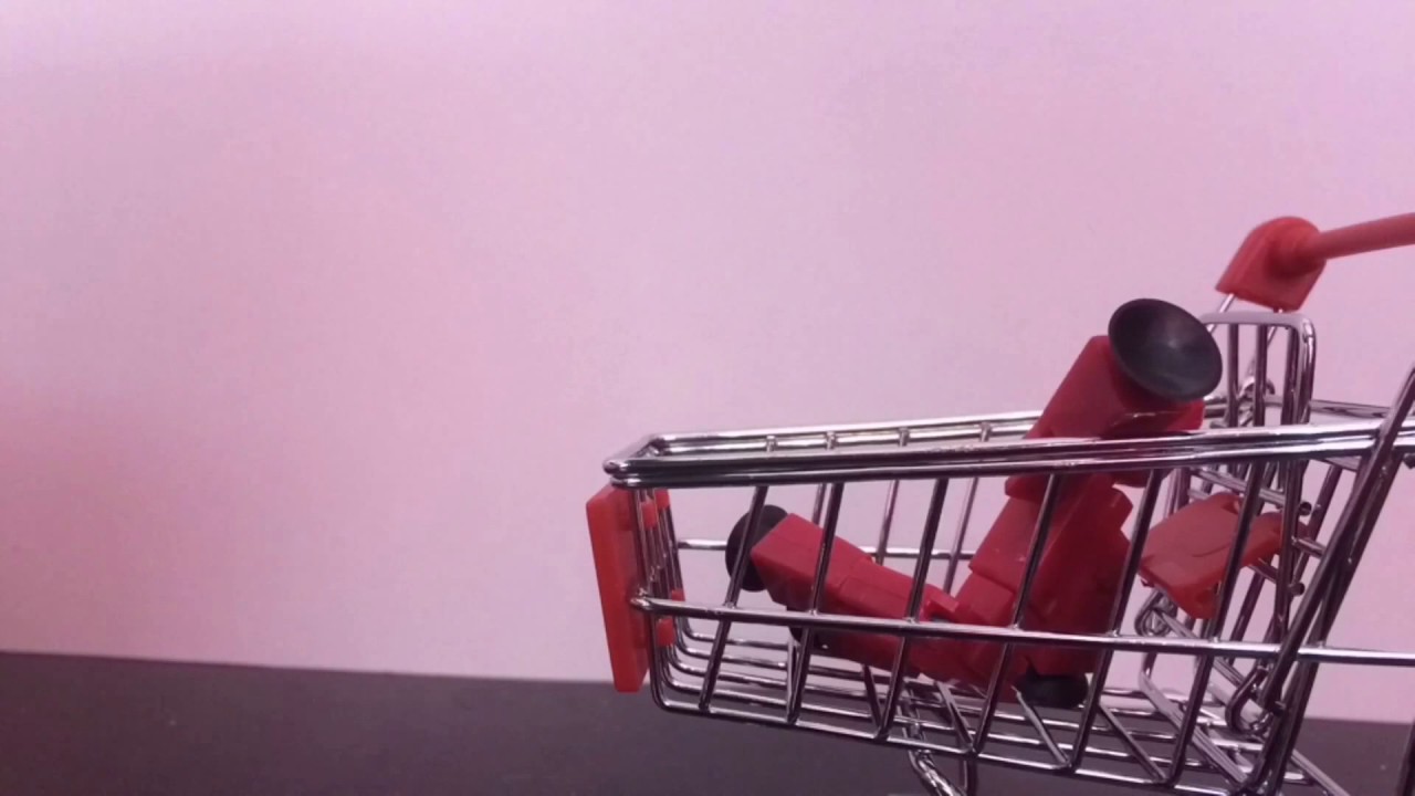 Stikbot shopping cart crash video game YouTube