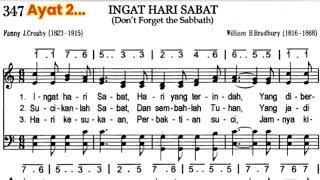 Miniatura del video "Lagu Sion 347 Ingat Hari Sabat |  Don't Forget The Sabbath"