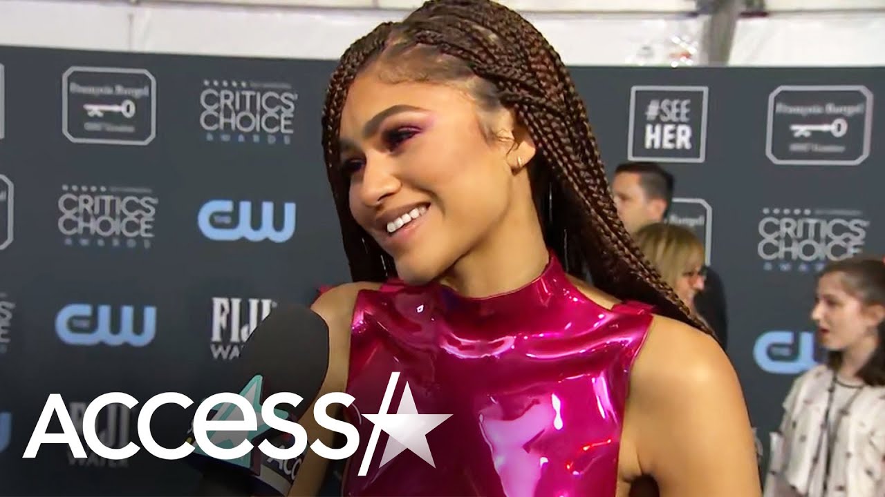 Zendaya Says Breastplate For Daring Critics' Choice Look Was Molded To Her  Body - YouTube