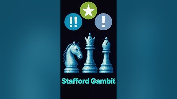 Stafford gambit at its best!! Best chess opening!? Knight & Queen sacrifice to win!