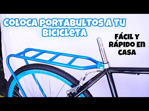 ¿Cómo colocar portabultos a mi bicicleta? | FÁCIL Y RÁPIDO EN CASA