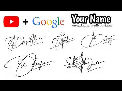 Vídeo: Com Obtenir La Vostra Signatura