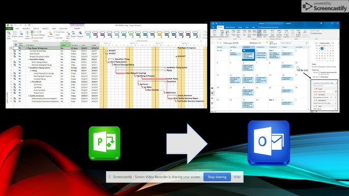 Ms Project Integration With Outlook For Project Managers Youtube