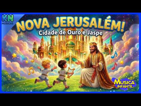 A Nova Jerusalém 🎵 | Música Infantil Gospel sobre o Céu Prometido 🌟