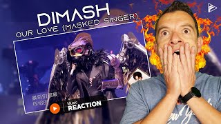 THERE IS AN ALIEN UNDER THAT MASK!! Dimash - Our Love | Masked Singer (Reaction) Resimi