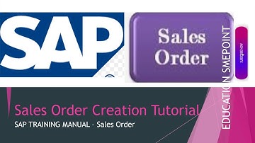 SAP SD Sales order creation Tutorial  HOW TO CREATE SALES ORDER VA01 IN SAP ORDER MANAGEMENT