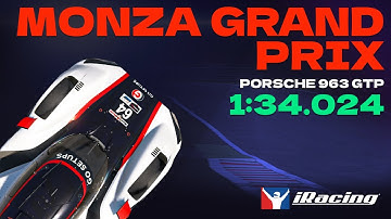 iRacing | Porsche 963 GTP - Monza GP - IMSA - 2025 S2 Week 7 | Hotlap