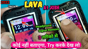 Lava a1 headphone mode jumper | Lava a1 me headphone kaise hataye | हेडफोन मोड कैसे हटाए | lava a1