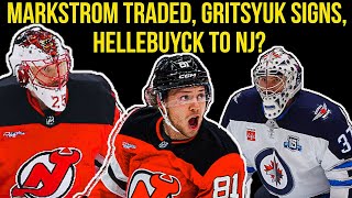 NJ Devils Trade Jakub Markstrom, Re-Sign Arseny Gritsyuk & Connor Hellebuyck to NJ?