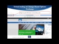 Virtual trading account registration at Chicago Board Option Exchange (CBOE)