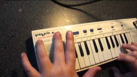 Circuit bent keyboard