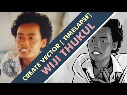 Vector wajah Wiji Thukul Vector  Tmelapse