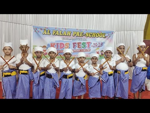 Aadi Bismillahi Hamdu mothi ll kolkkali ll alfalah Pre School ll Kids fest 2023 Ramanattukara  kids