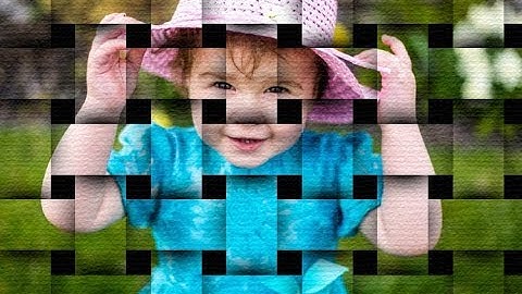 In Photoshop Tutorial: How to Make a Basket-Weave Effect from a Photo