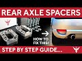 Rear Axle Spacers Install Guide Ford Focus Mk1 / LR