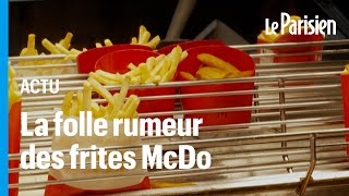 Les frites McDo contiennent de la viande ? Une rumeur enfle sur les réseaux sociaux