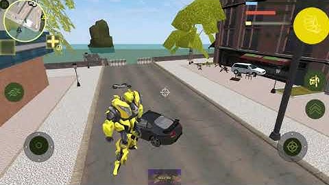 Gold Robot Car Transforme Futuristic Super Car Simulator| Android/IOS Gameplay