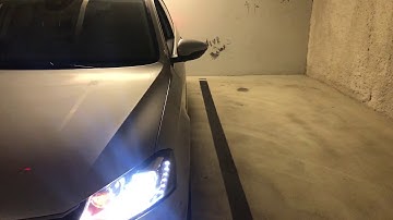 VW Passat B7 - dynamic turn signal lights