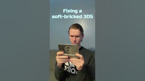Fixing a soft-bricked 3DS #nintendo3ds #shorts