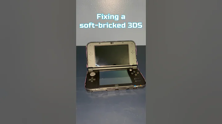Fixing a soft-bricked 3DS #nintendo3ds #shorts
