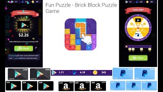 NEW Fun Puzzle APP|PayPal + AMAZON 👉 GOOGLE PLAY GIFT👉 $5-$500 تطبيق جديد لشحن screenshot 2