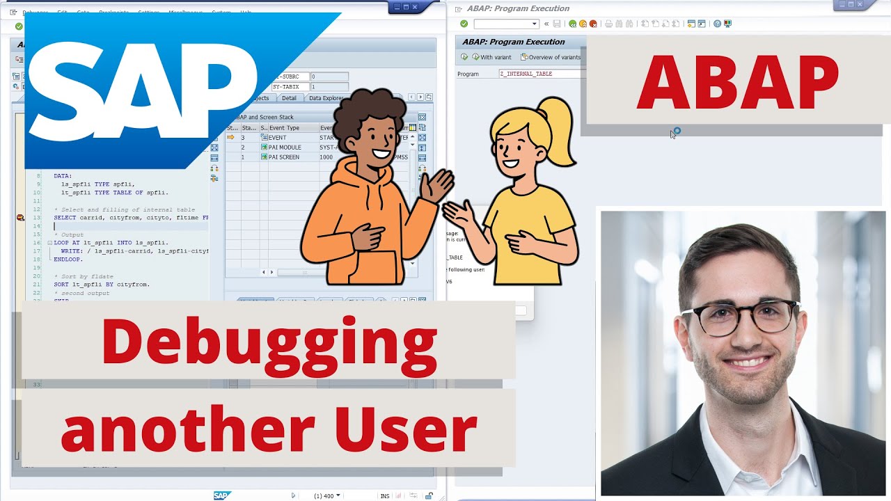 ABAP Debugging another SAP user's SAP program | Debugging of another ...