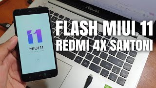 Cara Flash Miui 11 Global Redmi 4x Santoni, File Tested Fastboot Rom