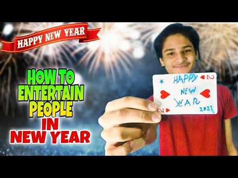 Happy New Year Card Trick 🎊🎉 Tutorial - Magic Trick For New Year 2022 🎊🌠🎉